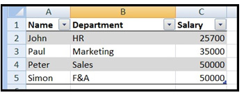 Vlookup in Microsoft Excel